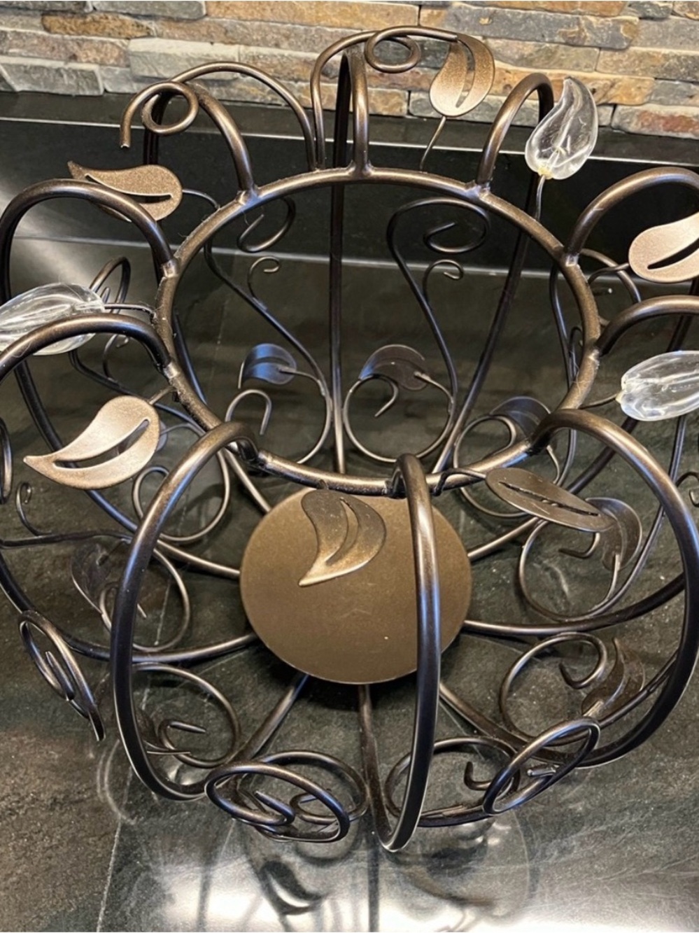 Partylite pumpkin candle holder